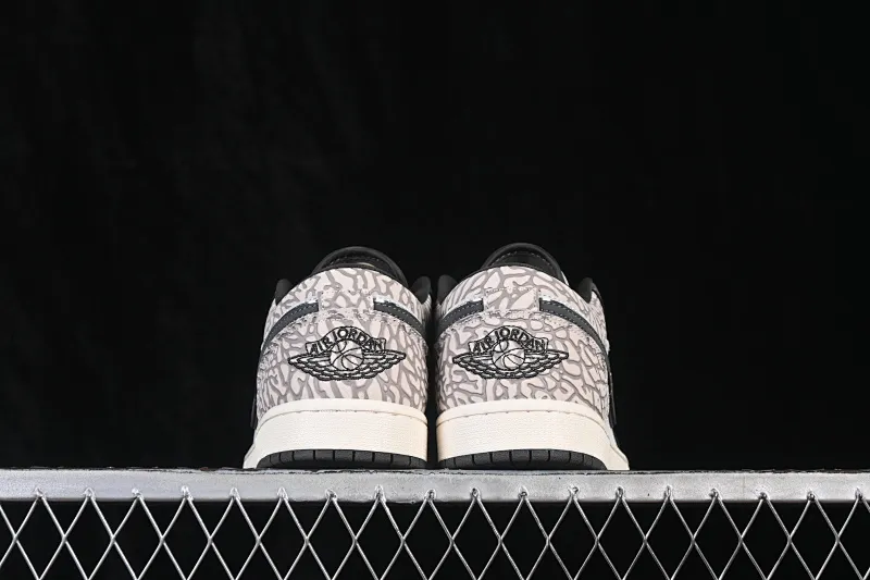 All categories Air Jordan Jordan series basketball shoes Air Jordan 1 Low Air Jordan 1 Low AJ1 Joe 1 white gray burst pattern low-top retro cultural basketball shoes IU2268-100